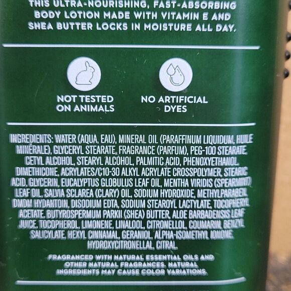 Bath & Body Works Aromatherapy Stress Relief Eucalyptus Spearmint Body L… - Picture 6 of 6